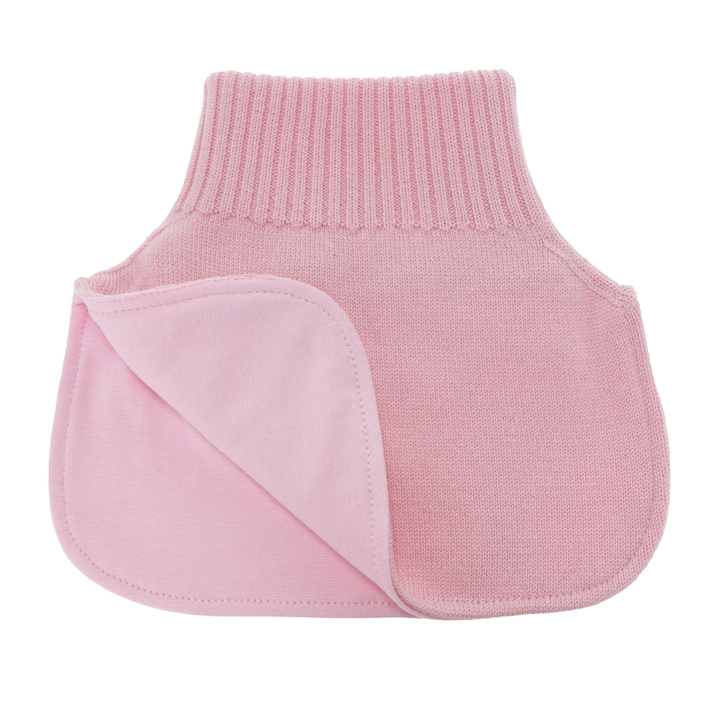 Girl's winter neck warmer, pink, 100% merino wool, Felice
