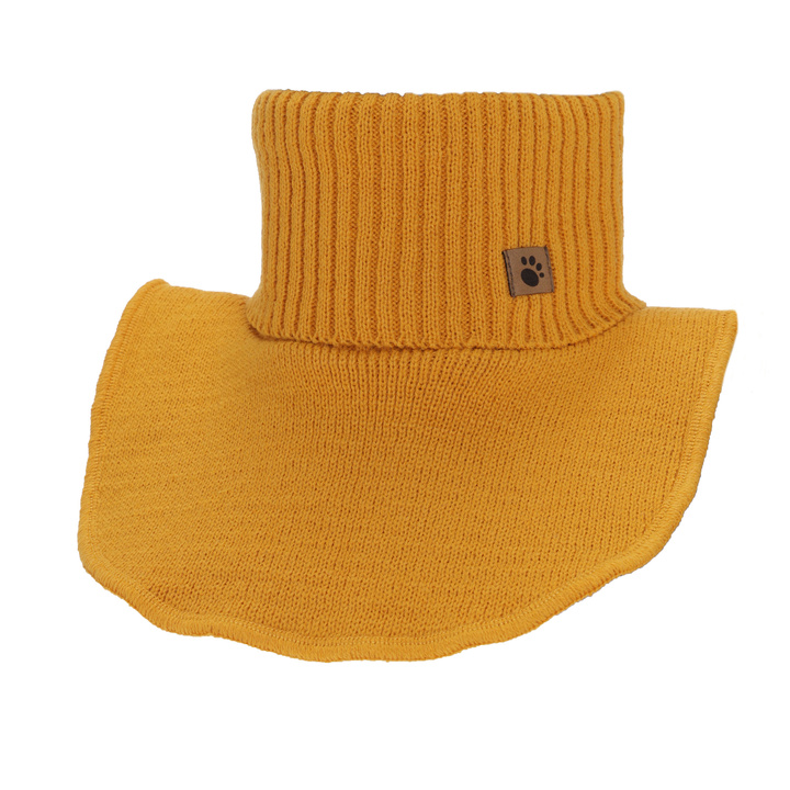 Boy's winter neck warmer, honey, lined, Lamor