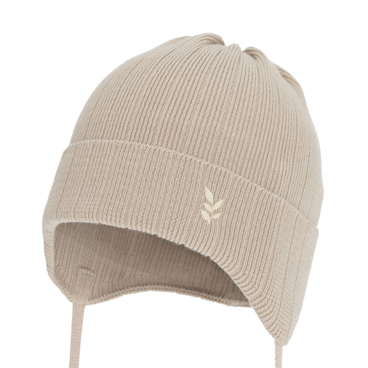 Girl's spring/ autumn hat, beige, 100% cotton, Zanetta