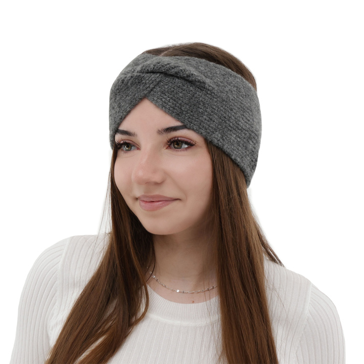 Woman's winter headband grey Florence
