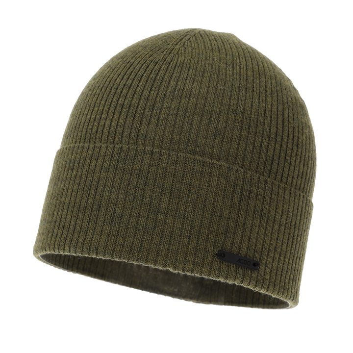 Men's spring, autumn hat khaki 100% merino wool Fleur