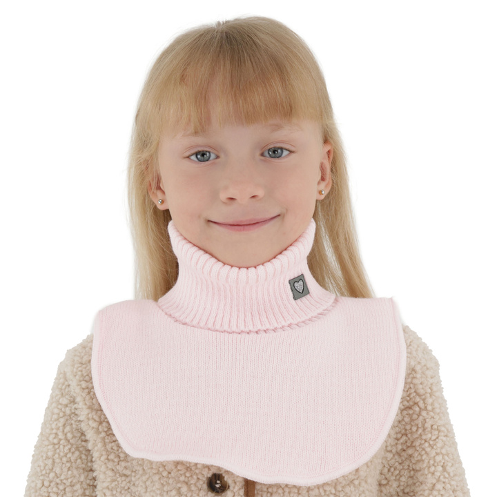 Girl's winter neckwarmer pink Rafa