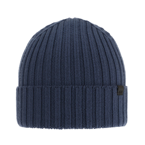 Men's winter hat blue Nathan 100% Extra Fine Merino Wool			