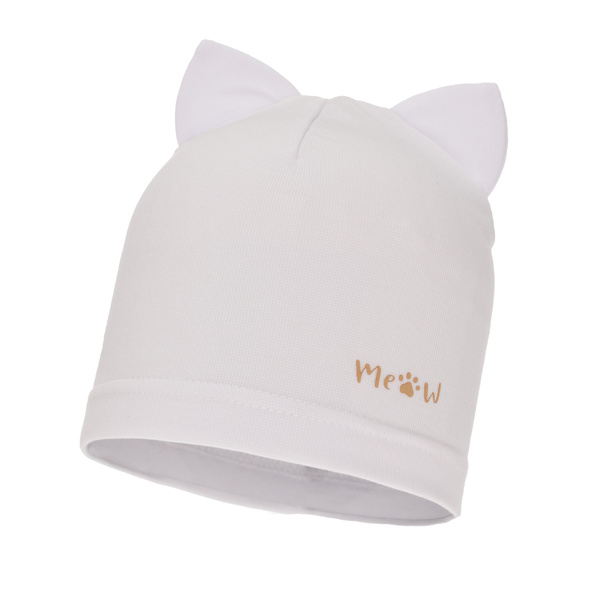 Girl's spring/ autumn hat white Jaspera