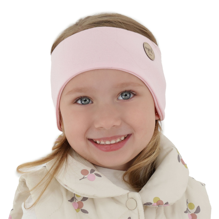 Girl's spring, autumn, headband, pink Maranta