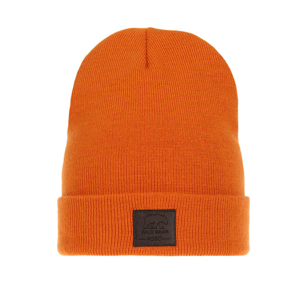 Children's winter hat orange Smerf