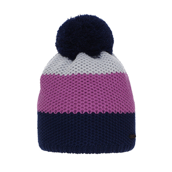 Girl's winter hat navy blue Naruto with pompom