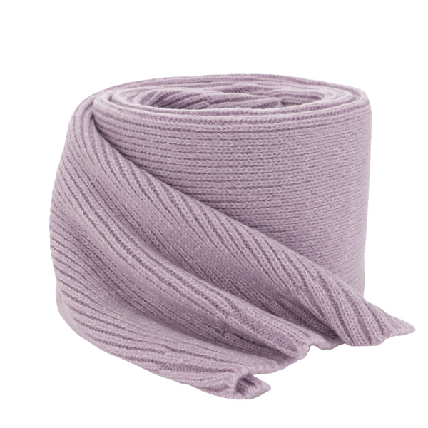 Women's winter scarf violet merino wool Loretta