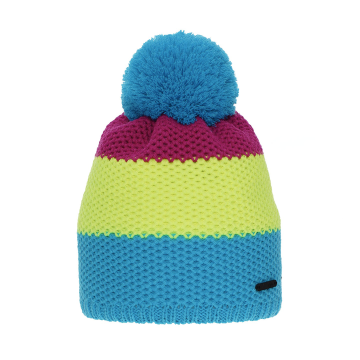 Girl's winter hat blue Naruto with pompom