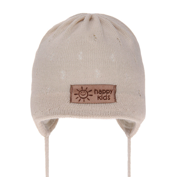 Boy's spring/ autumn hat beige Bobi