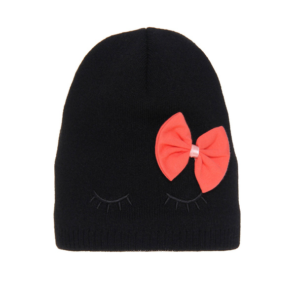 Girl's winter/ autumn hat black Serena