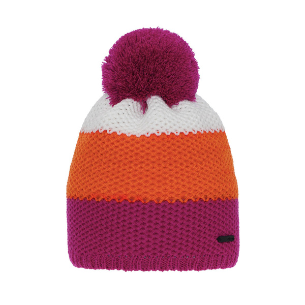 Girl's winter hat pink Naruto with pompom