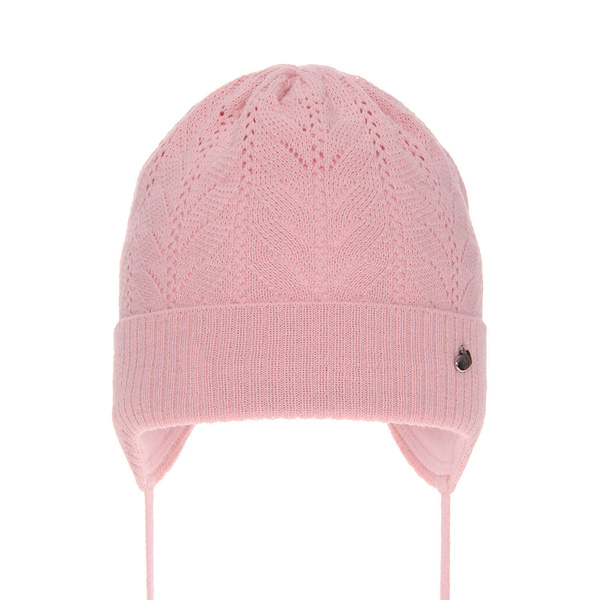 Girl's spring/ autumn hat pink Eliana with ears