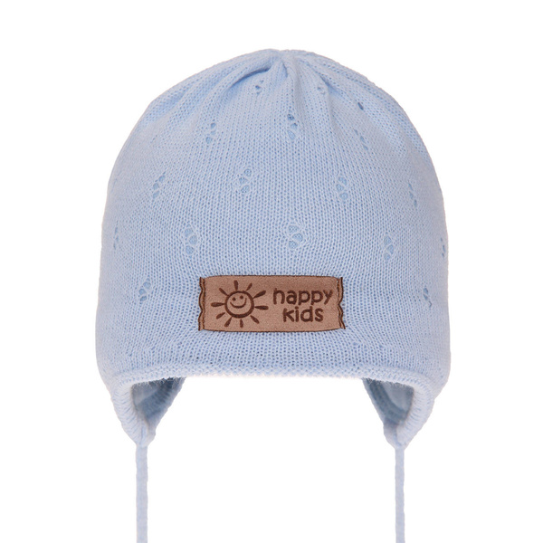 Boy's spring/ autumn hat blue light blue Bobi