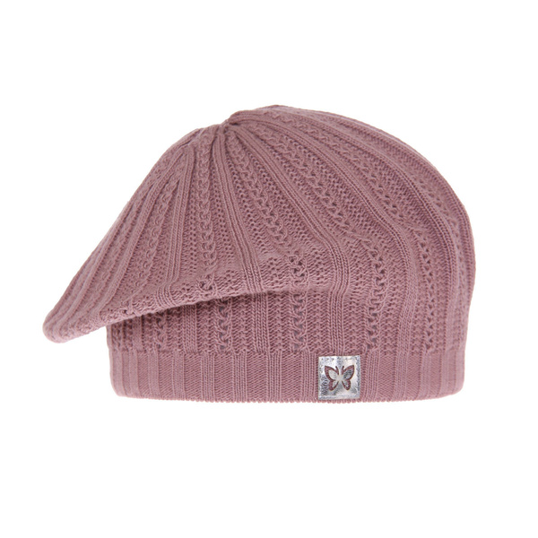 Girl's spring/ autumn beret pink Luina