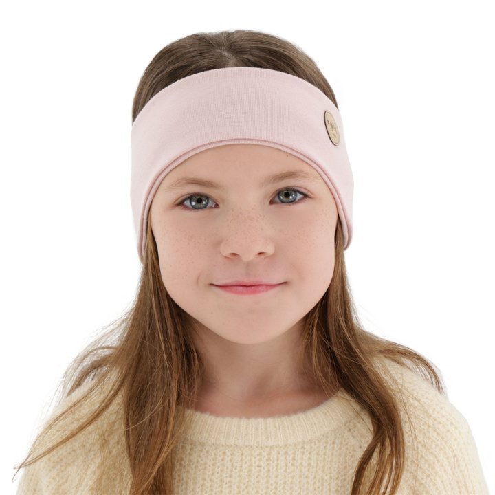 Girl's spring, autumn, headband, pink Maranta