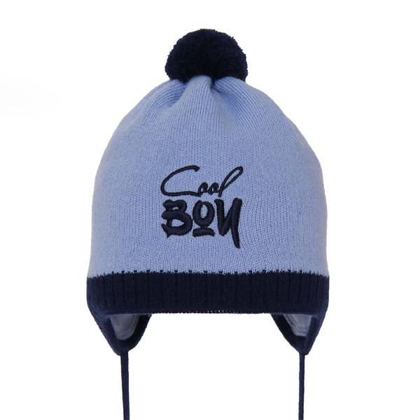 Boy's spring/ autumn hat blue Korni