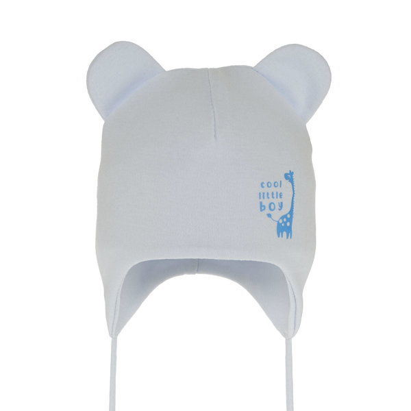 Boy's spring/ autumn hat light blue Figo