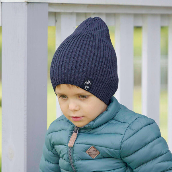 Boy's spring/ autumn hat navy blue Lenis