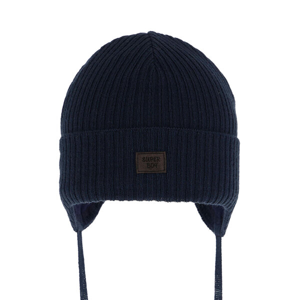 Boy's spring/ autumn hat navy blue Tofil