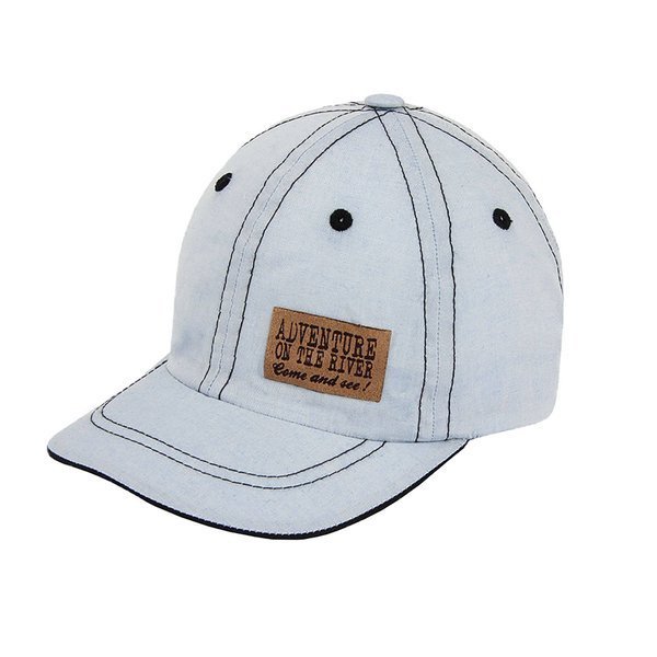 Boy's summer cap light blue Adventure