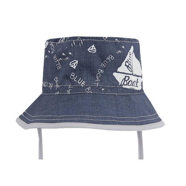 Boy's summer hat blue Boat