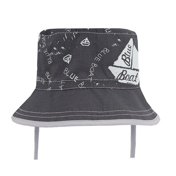 Boy's summer hat grey Boat