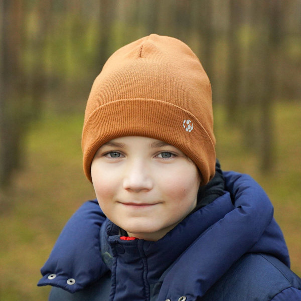 Boy's winter hat camel Clint