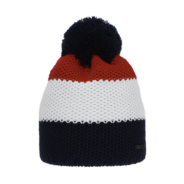 Boy's winter hat navy blue Rodeo with pompom