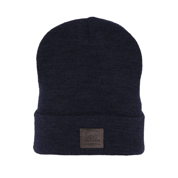 Children's winter hat navy blue Smerf