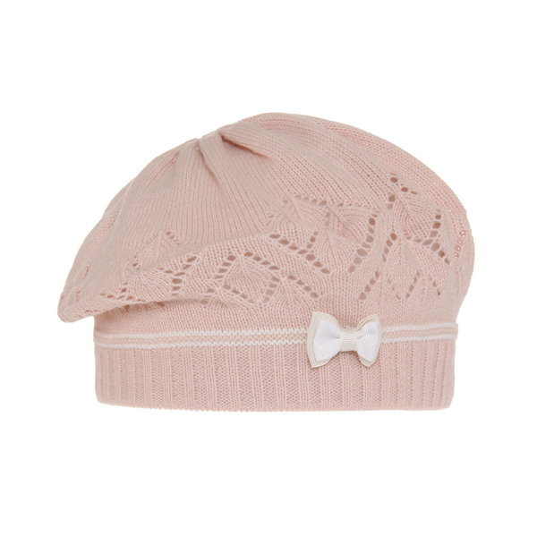 Girl's spring/ autumn beret beige Bibi