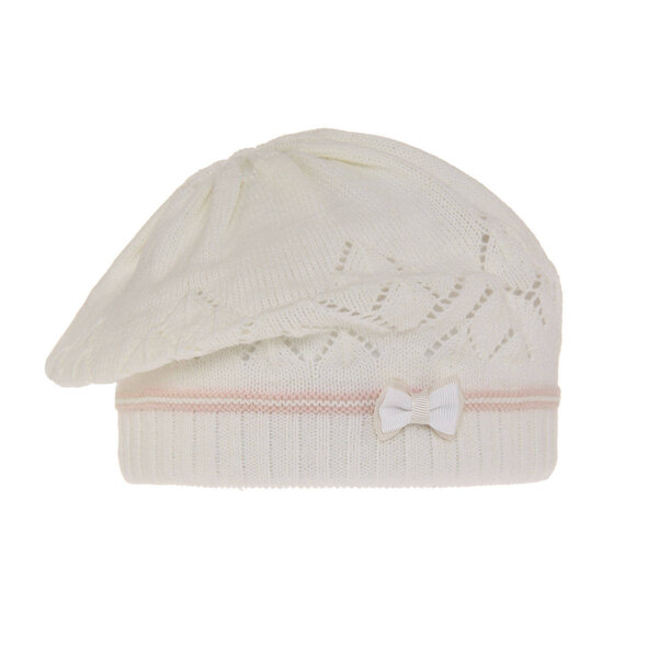 Girl's spring/ autumn beret ecru Bibi