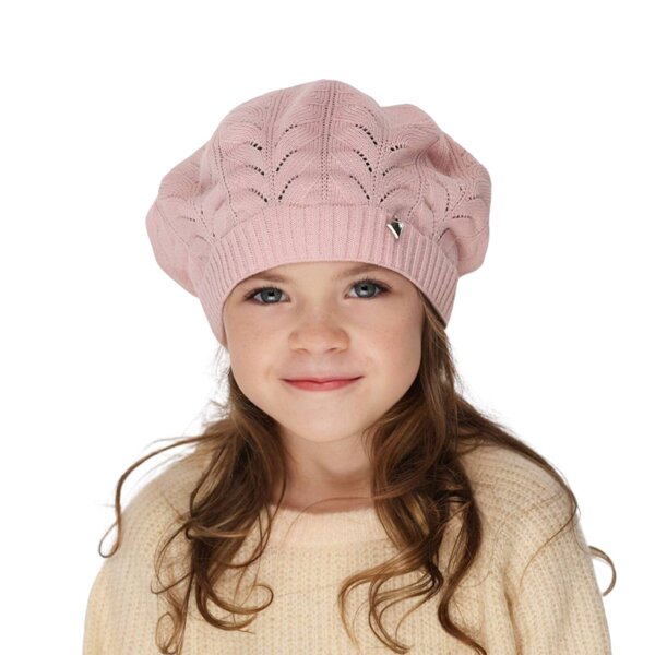 Girl's spring/ autumn beret pink Alper