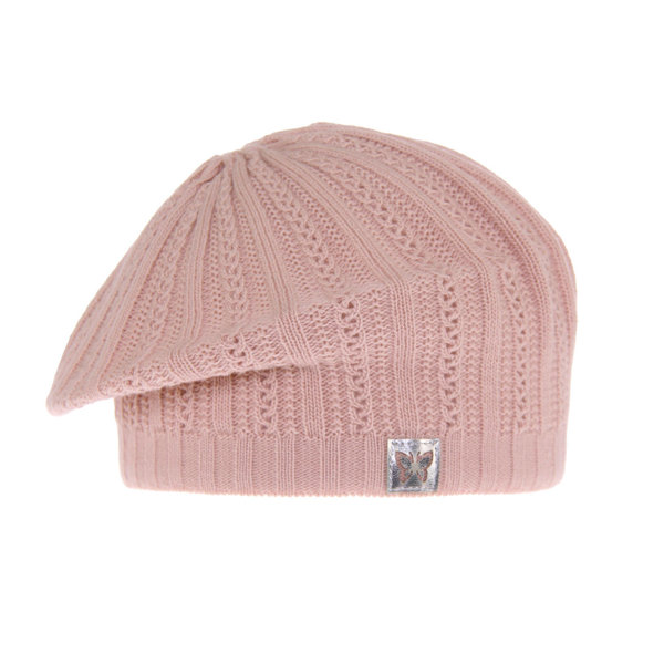 Girl's spring/ autumn beret pink Luina