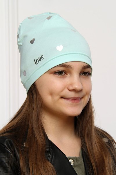 Girl's spring/ autumn hat mint Amara