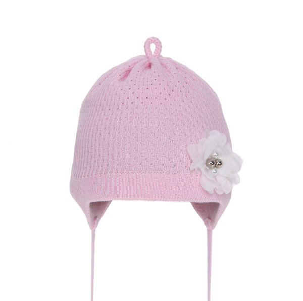 Girl's spring/ autumn hat pink Dota