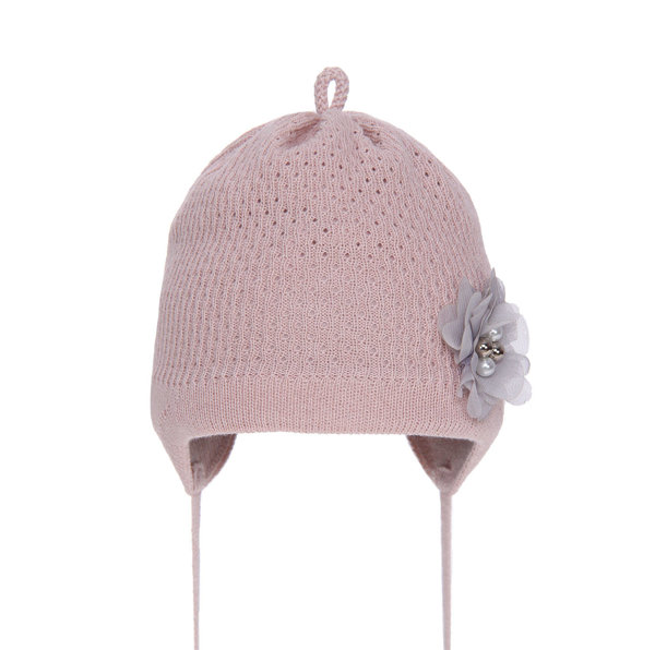 Girl's spring/ autumn hat pink Dota