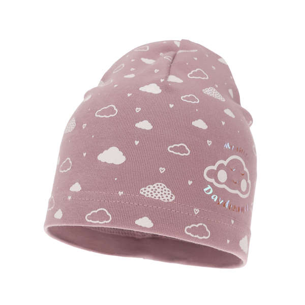 Girl's spring/ autumn hat pink Klaudyna