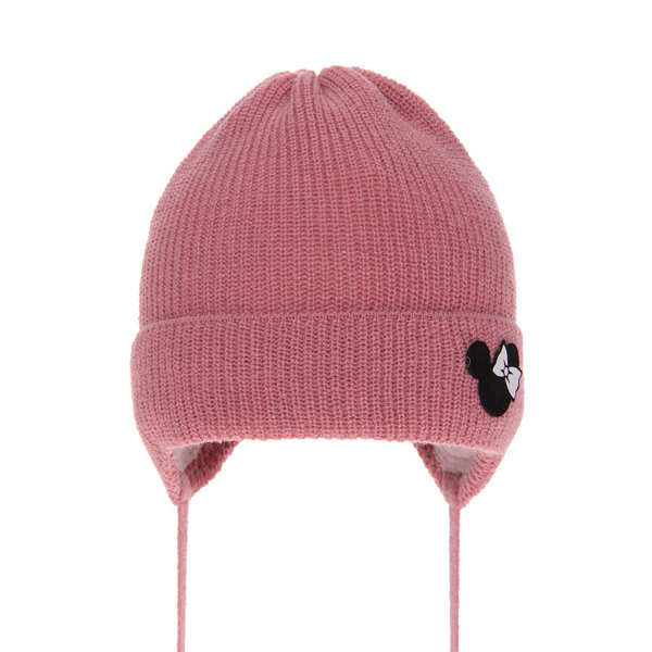 Girl's spring/ autumn hat pink Oliana with ears