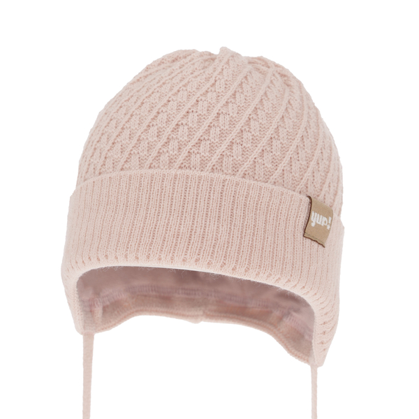 Girl's spring/ autumn hat pink with ears Dafia