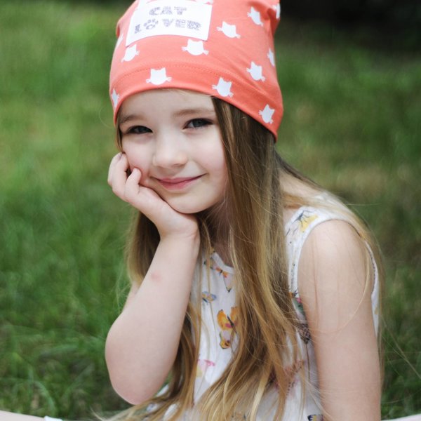 Girl's spring/ autumn hat red Lewia