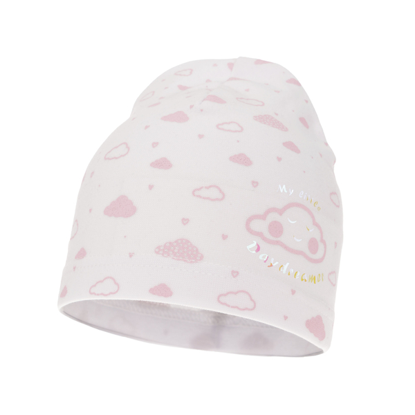 Girl's spring/ autumn hat white Klaudyna