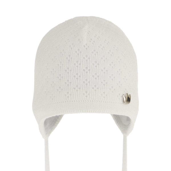 Girl's spring/ autumn hat white Lidia