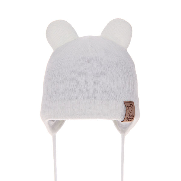 Girl's spring/ autumn hat white Pigi with ears