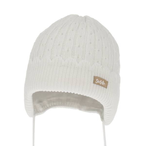 Girl's spring/ autumn hat white Tema