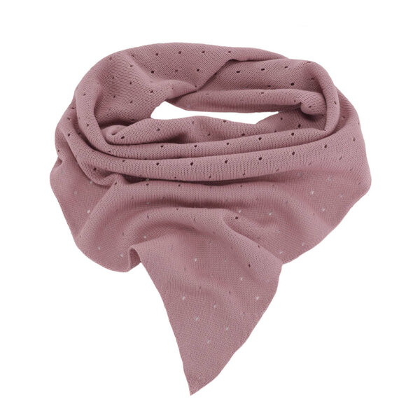 Girl's spring/ autumn shawl pink Fiorella