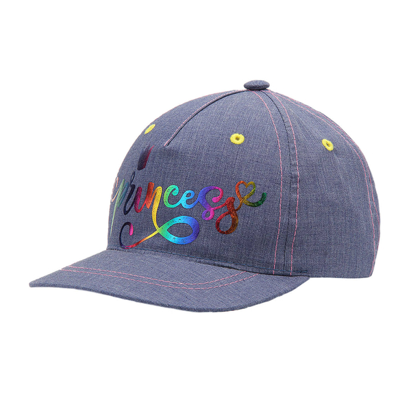 Girl's summer cap blue Princess