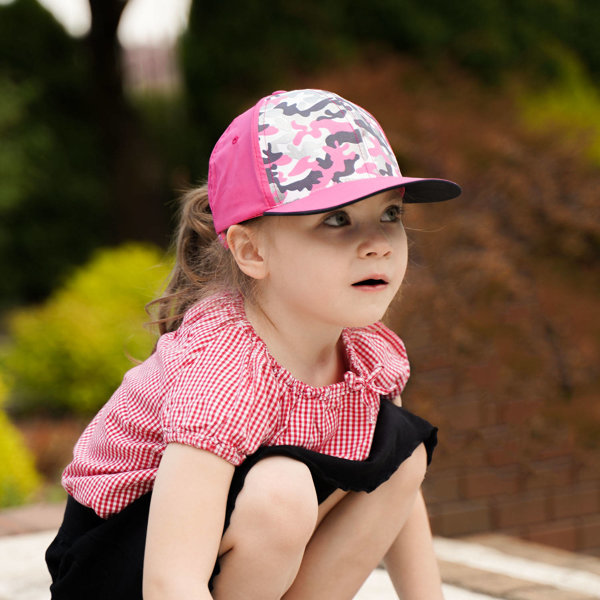 Girl's summer cap pink Moro