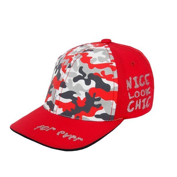 Girl's summer cap red Moro