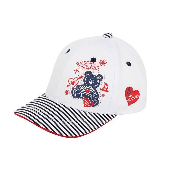 Girl's summer cap white Ala